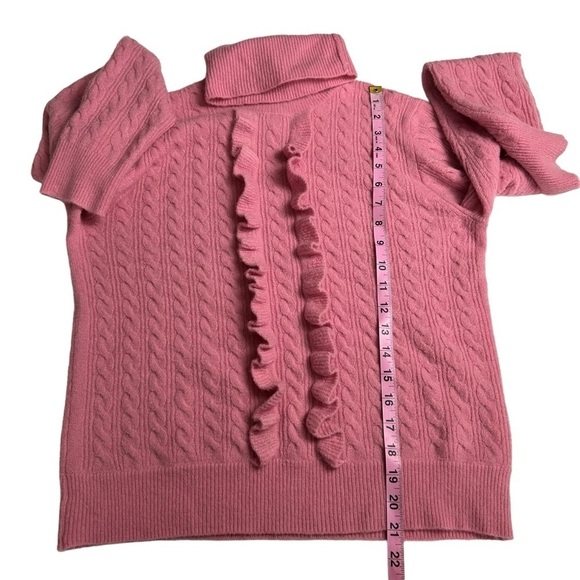 J Crew Pink Turtle Neck Sweater - Picture 6 of 9